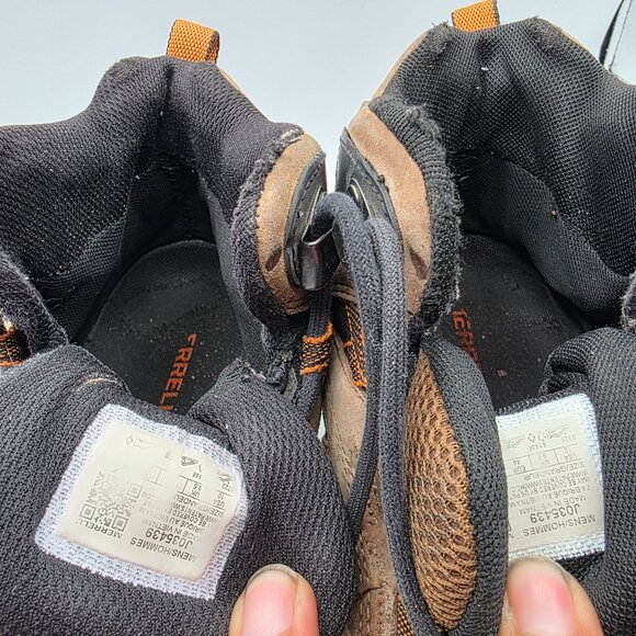 Merrell Reflex 4 Mens Size 10 Brown Mid Waterproof Hiking Boots Camping Outdoors main image 12